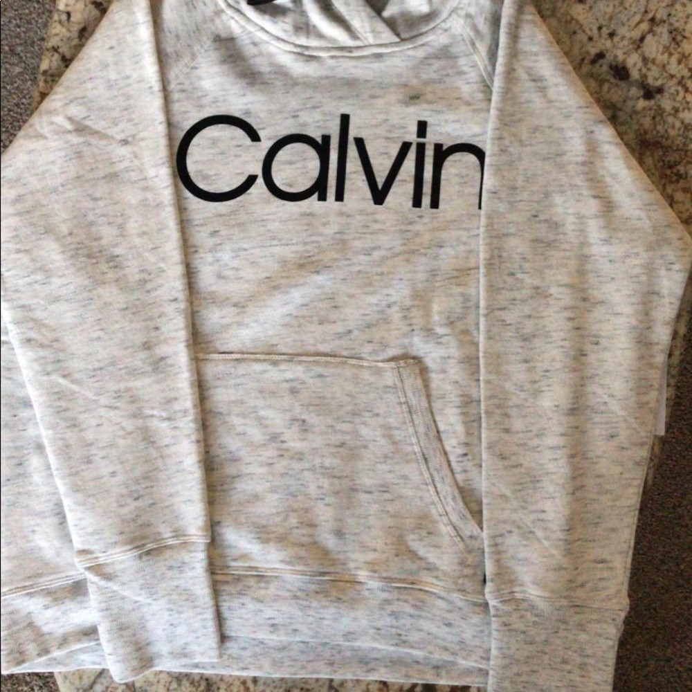 Calvin Klein women’s sweater, Light Gray, M